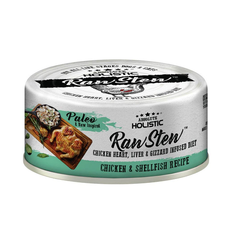 80g Absolute Holistic Raw Stew Chicken & Shellfish