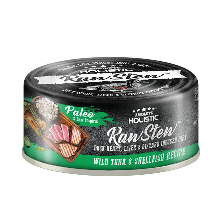 80g Absolute Holistic Raw Stew Tuna & Shellfish