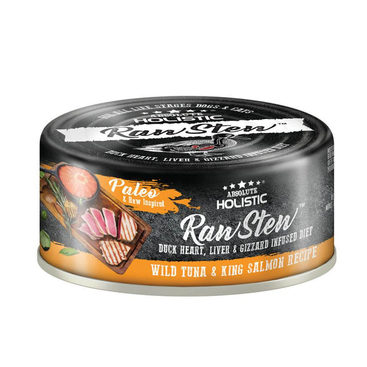 80g Absolute Holistic Raw Stew Tuna & Salmon