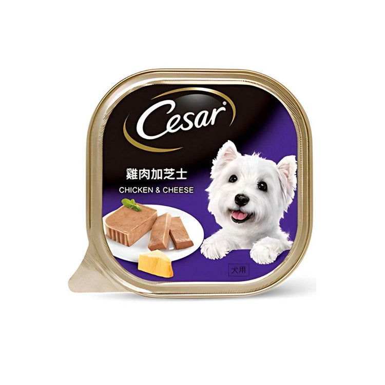 85g/100g Cesar Wet Food for Dogs Chicken & Cheese