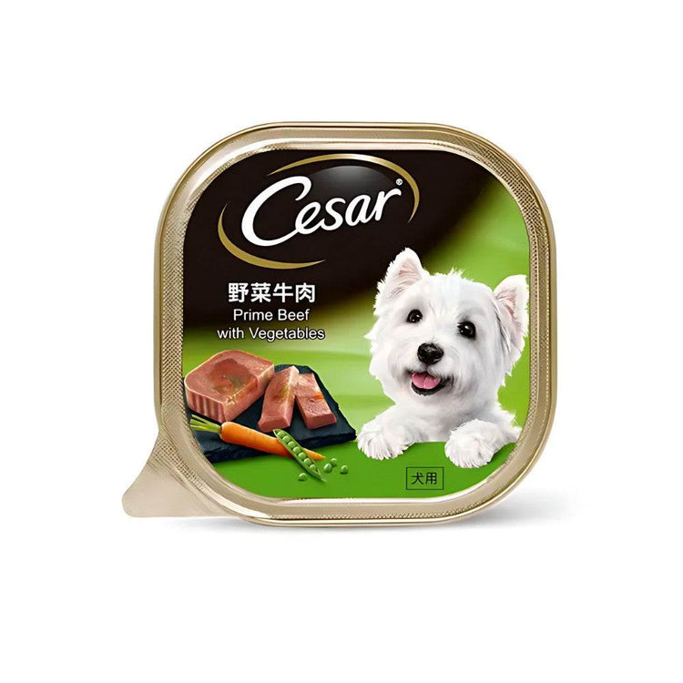 85g/100g Cesar Wet Food for Dogs Beef & Vegetable
