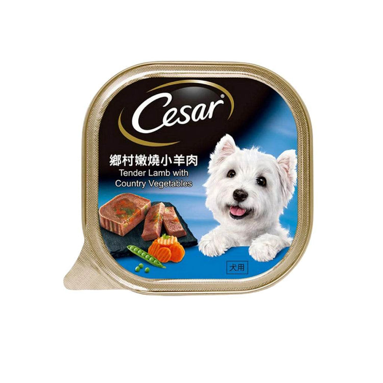 85g/100g Cesar Wet Food for Dogs Lamb & Vegetable