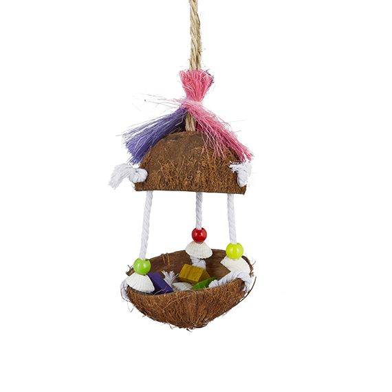 Toy Pink Swing Bear Leaking Balance Car Pet Food Toy