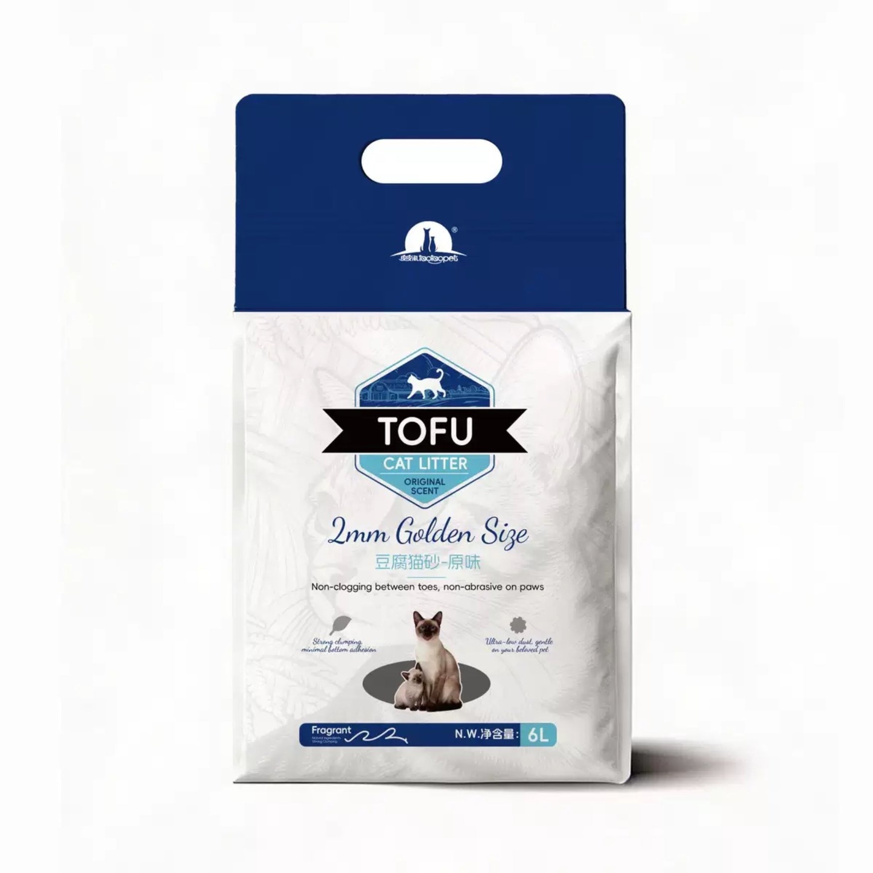 Tofu Cat Litter Organic 6L – Superior Odor Control