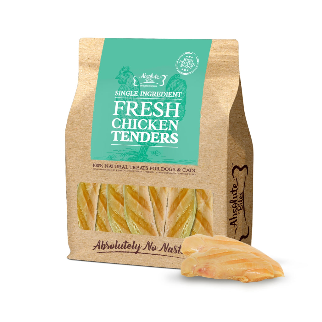 Absolute Bites Air Dried Cat & Dog Treats Chicken Tenders (12pc)