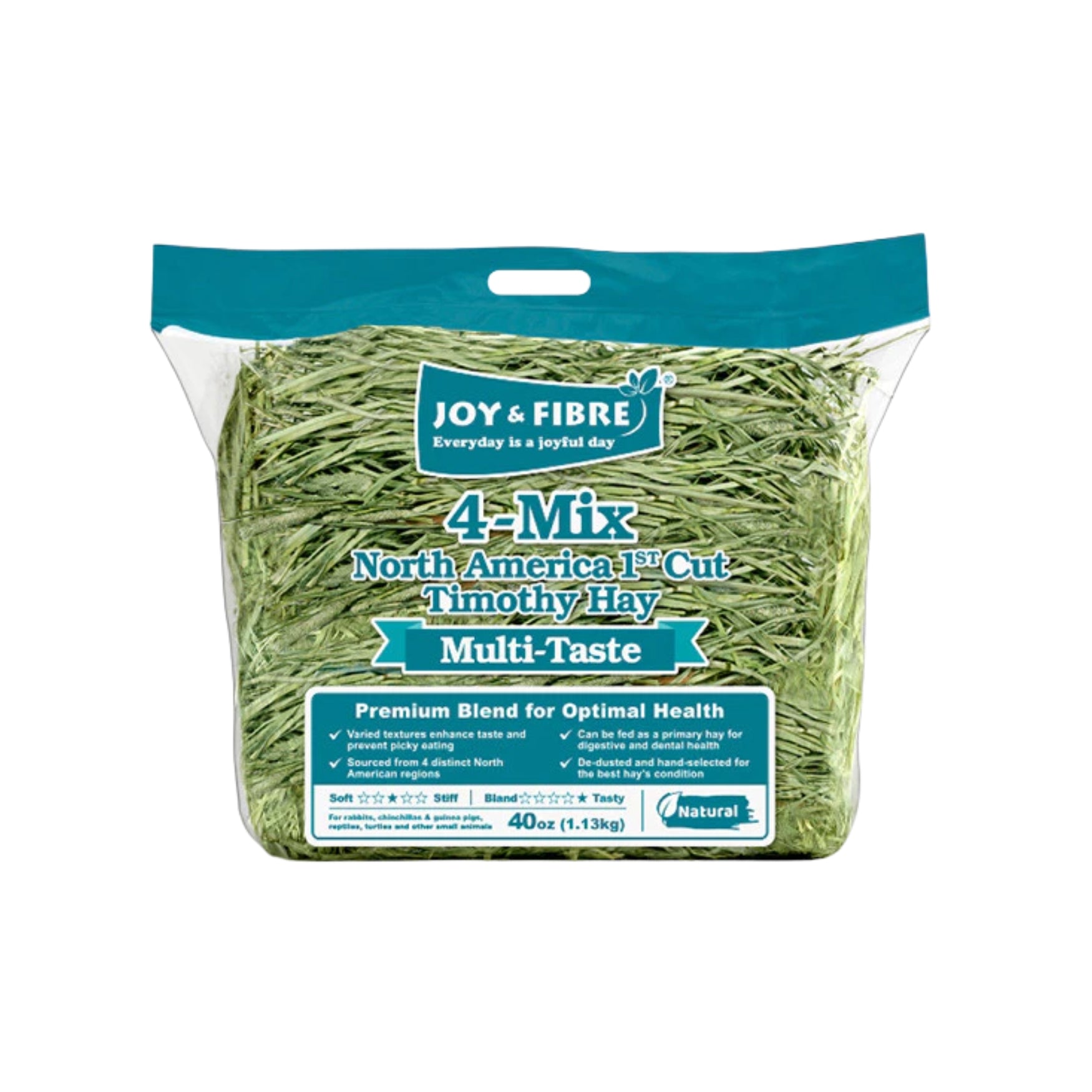 High-Fiber Natural Feed for Small Pets