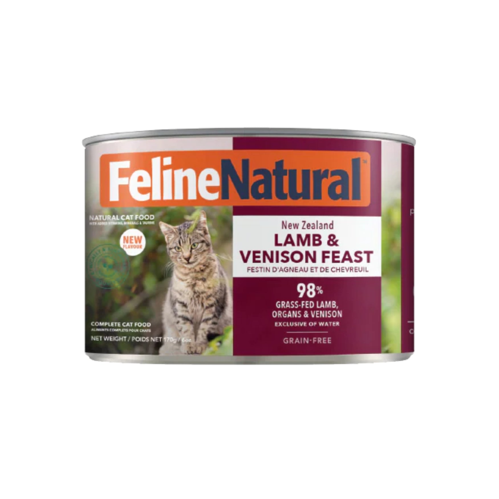 Feline Natural Cat Food 170g Lamb & Venison
