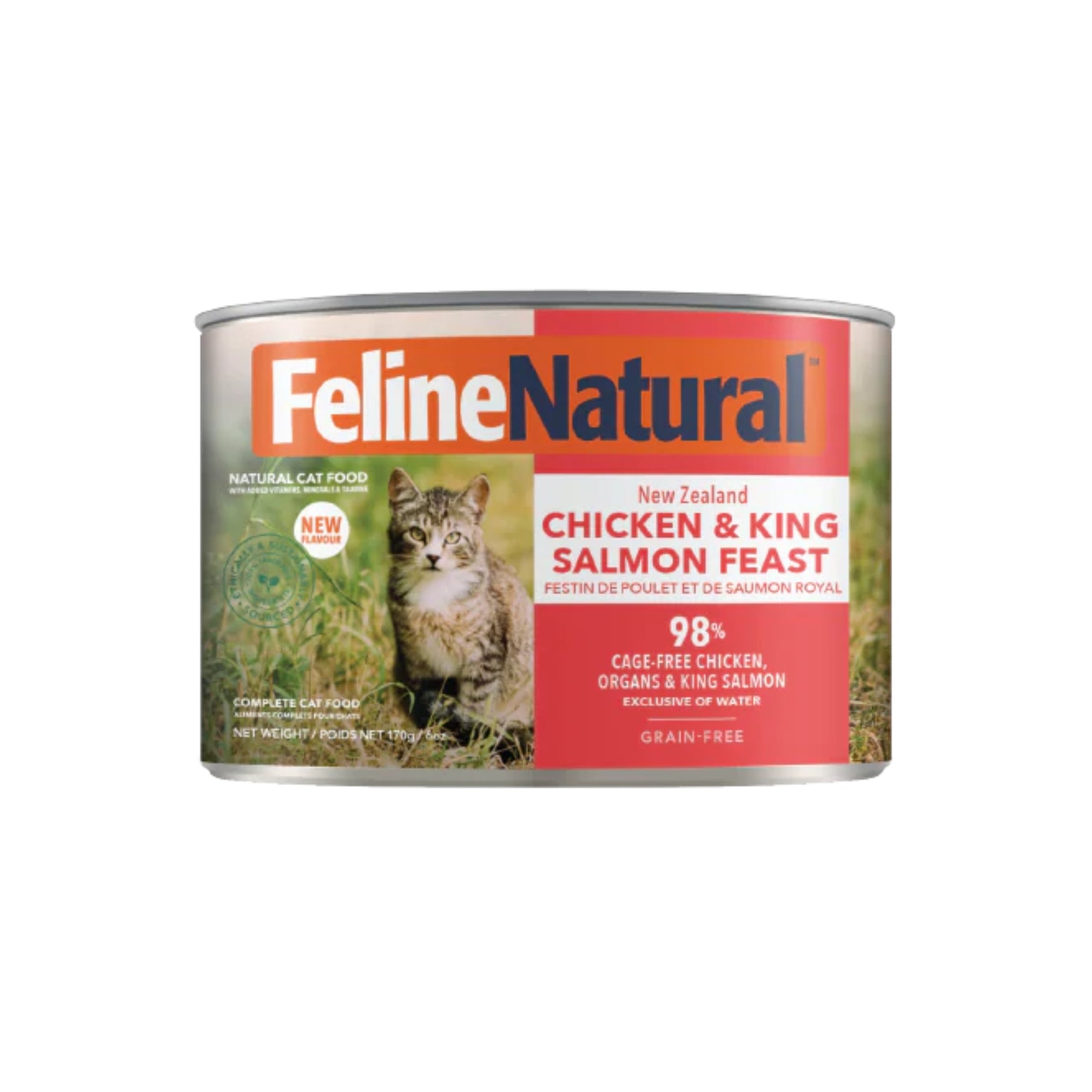 Feline Natural Cat Food 170g Chicken & Salmon