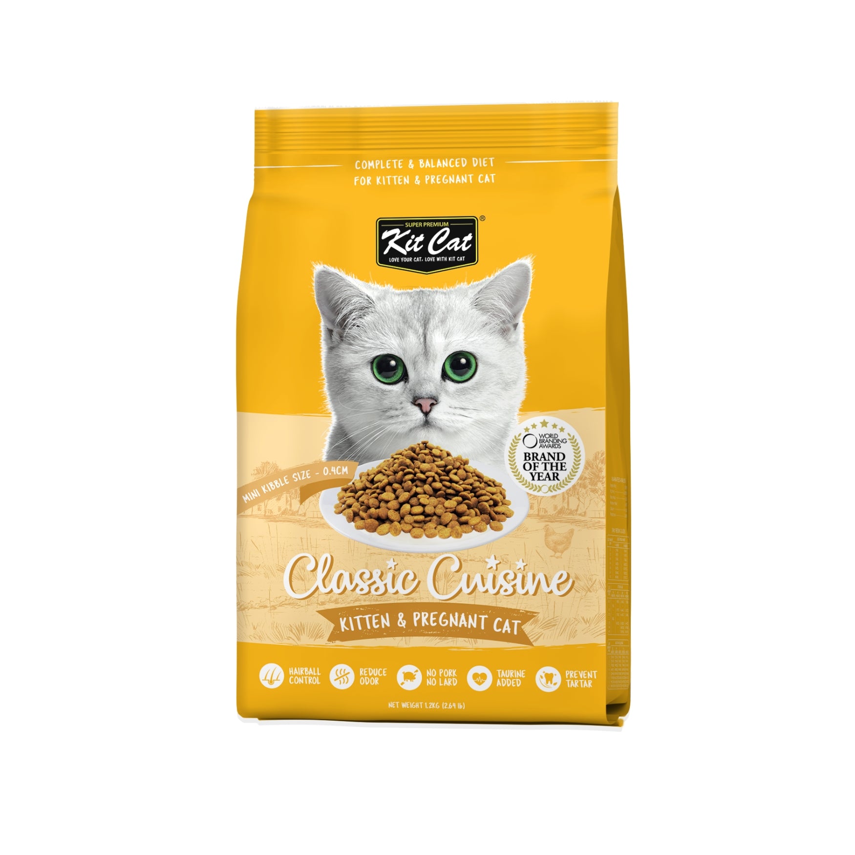 Kit Cat Dry Cat Food 1.2kg/5kg – Premium Complete & Balanced Nutrition for Adult Cats Kitten & Pregnant 1.2kg