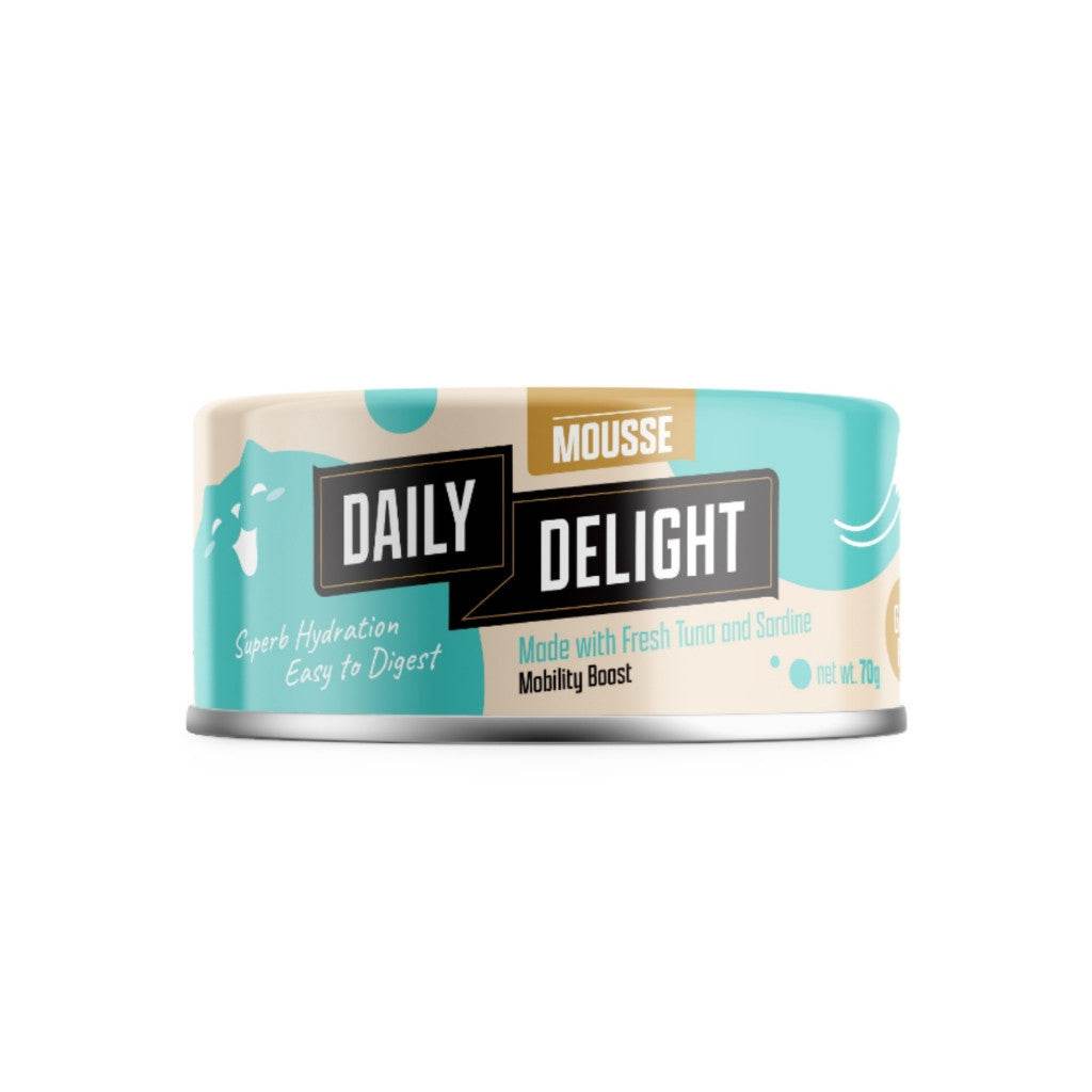 Daily Delight Mousse Wet Cat Food Tuna & Sardine 70g