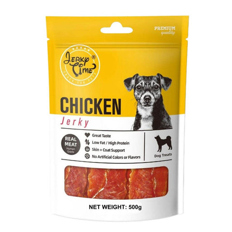 Jerky Time Dog Treats 500g – Premium Duck & Chicken Chicken Bar
