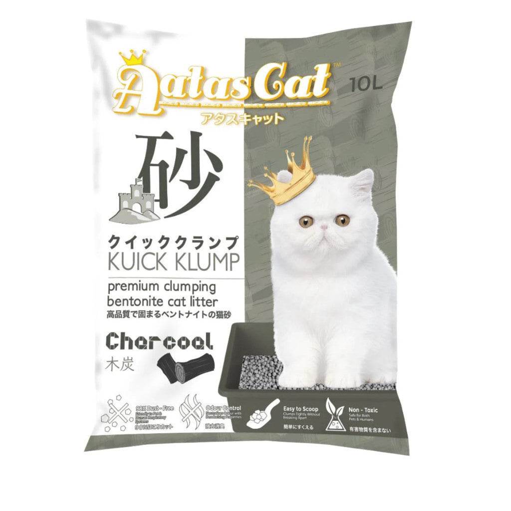 Aatas Cat Premium Cat Litter - 6L/7L/10L Charcoal 10L