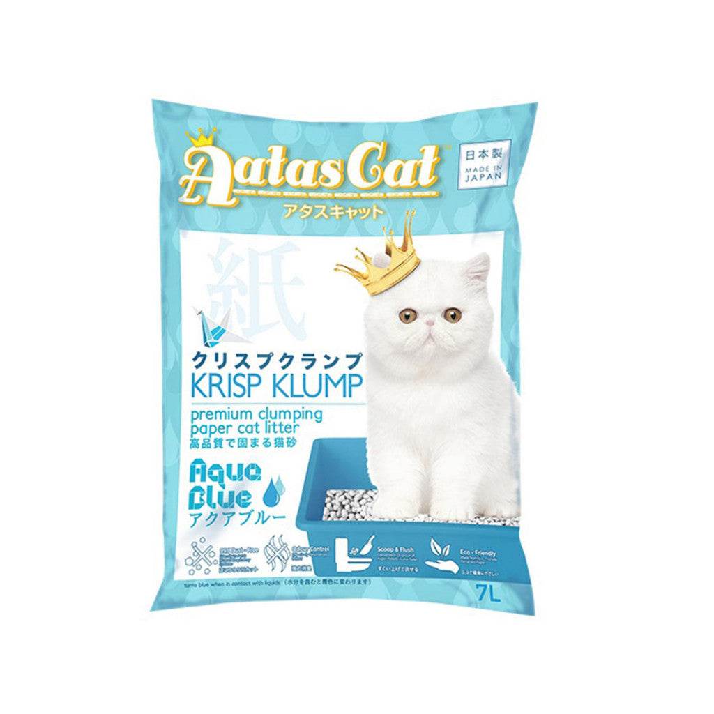 Aatas Cat Premium Cat Litter - 6L/7L/10L Aqua Blue 7L