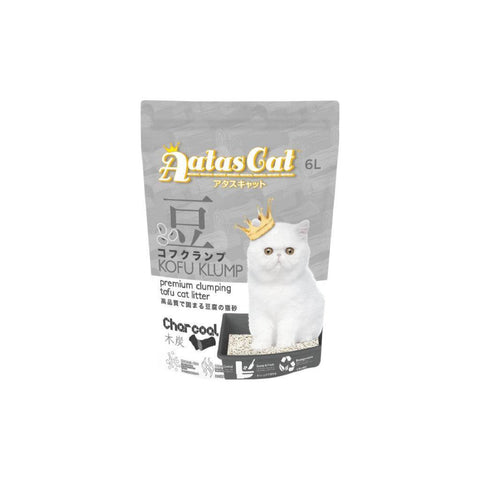 Aatas Cat Premium Cat Litter - 6L/7L/10L Charcoal 6L Cat Litter