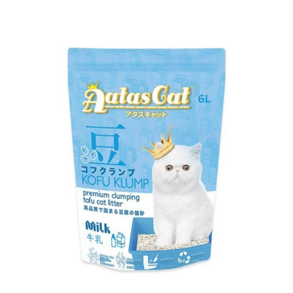 Aatas Cat Premium Cat Litter - 6L/7L/10L Milk 6L Cat Litter