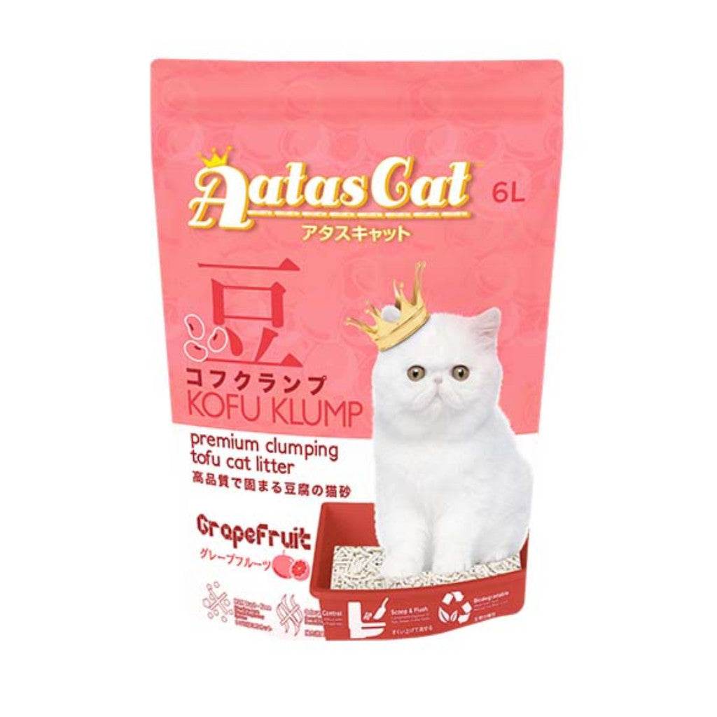 Aatas Cat Premium Cat Litter - 6L/7L/10L Grapefruit 6L Cat Litter.