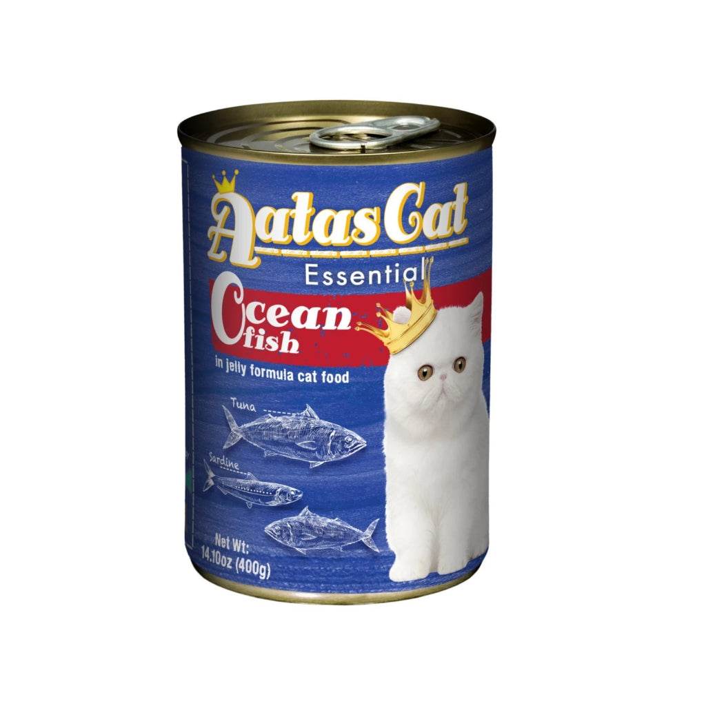 Aatas Cat Soupy Stew Tuna Red Meat In Gravy & Essential In Jelly 400g E: Ocean Fish