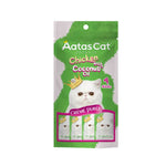 Aatas Cat Crème Purée 14g x 4 Sachets Chicken with Coconut