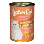 Aatas Cat Soupy Stew Tuna Red Meat In Gravy & Essential In Jelly 400g S: TRM Shredded Tuna