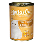 Aatas Cat Soupy Stew Tuna Red Meat In Gravy & Essential In Jelly 400g S: TRM Chicken