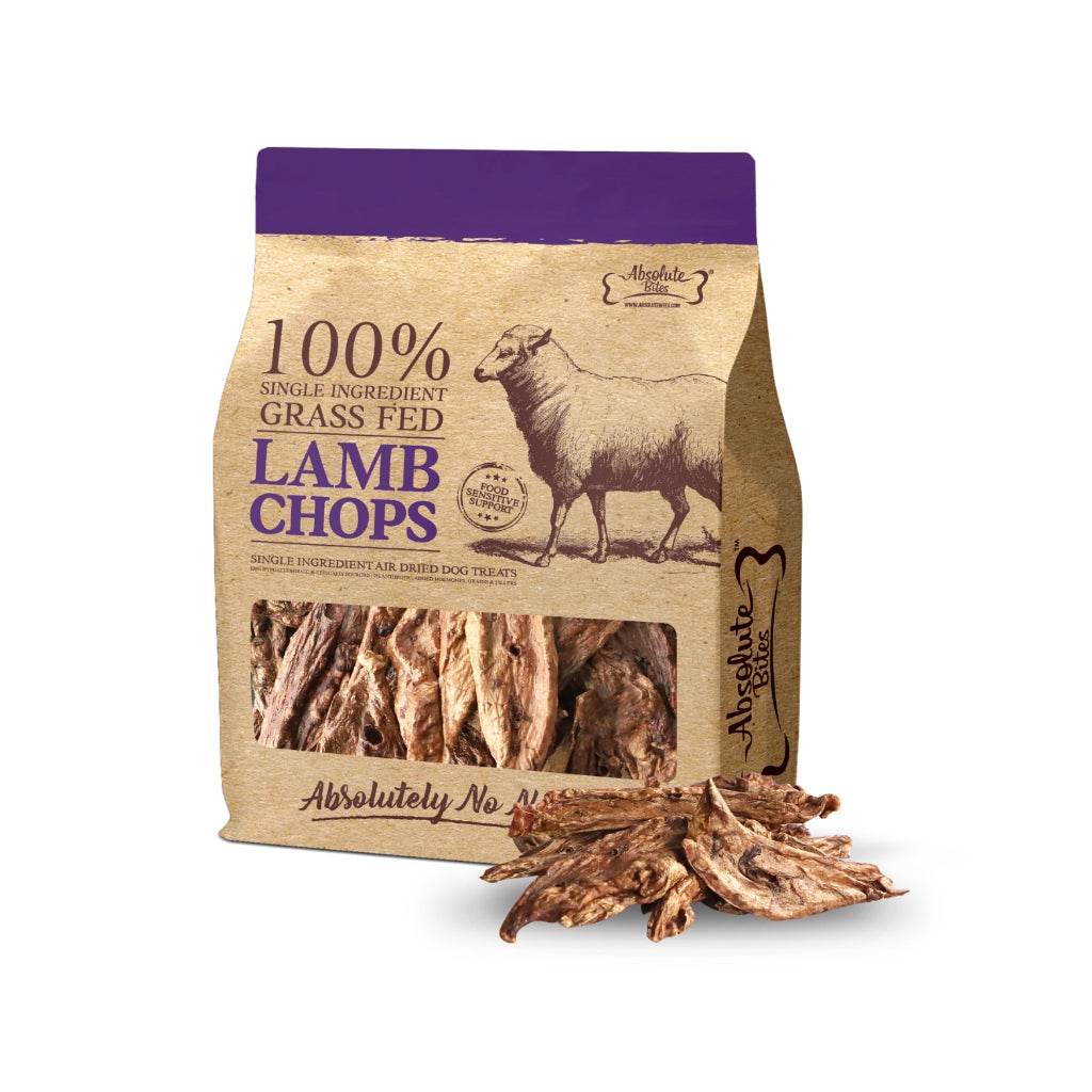 Absolute Bites Air Dried Cat & Dog Treats Lamb Chops 150g