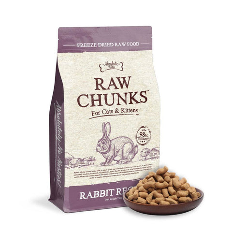 150g Absolute Bites Raw Chunks For Cats And Kittens Salmon 150g