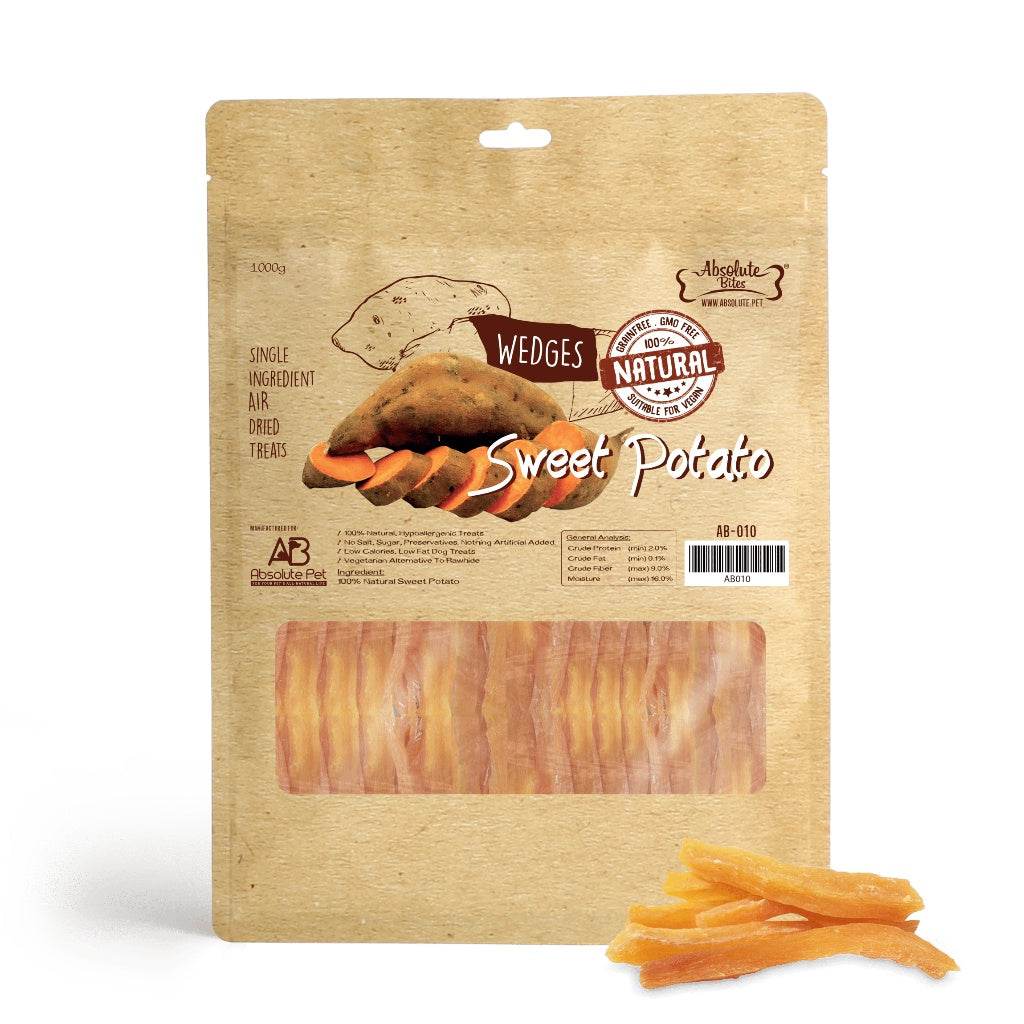 Absolute Bites Air Dried Cat & Dog Treats Sweet Potato