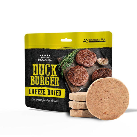 80g Absolute Holistic Freeze Dried Burger Duck