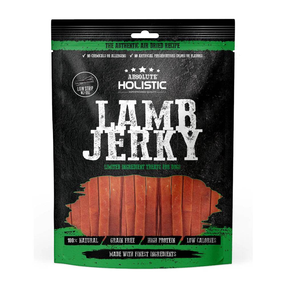 Absolute Holistic Dog Jerky Treat 100g Lamb