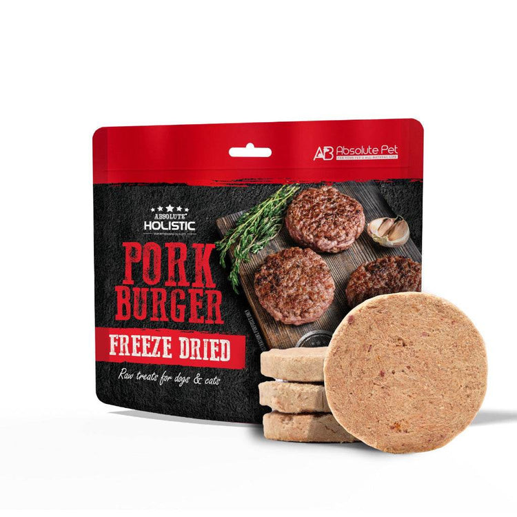 80g Absolute Holistic Freeze Dried Burger Pork