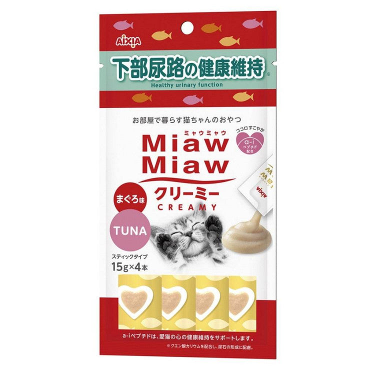 15g Aixia Miaw Miaw Creamy Purée Cat Treats MMCM11 Urinary