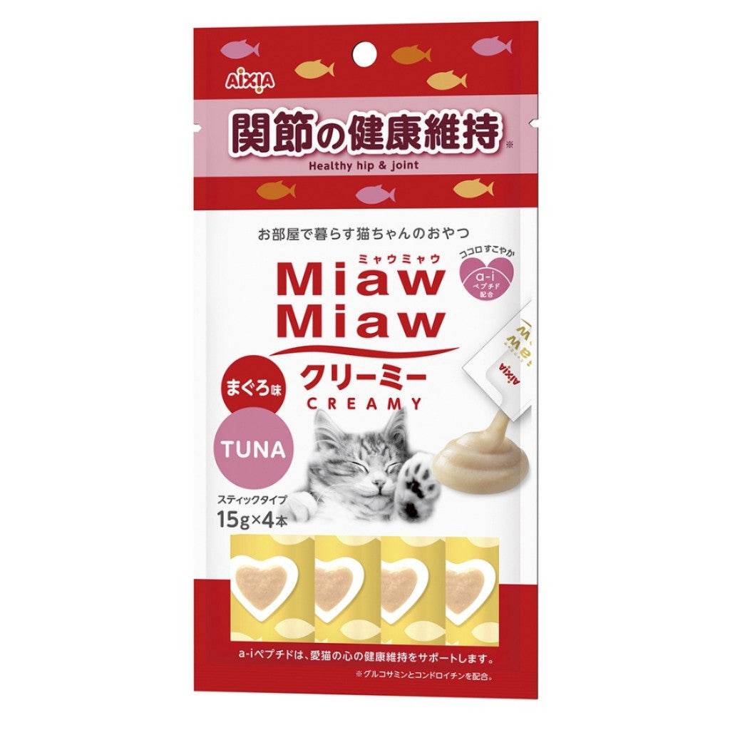 15g Aixia Miaw Miaw Creamy Purée Cat Treats MMCM13 Hip & Joint