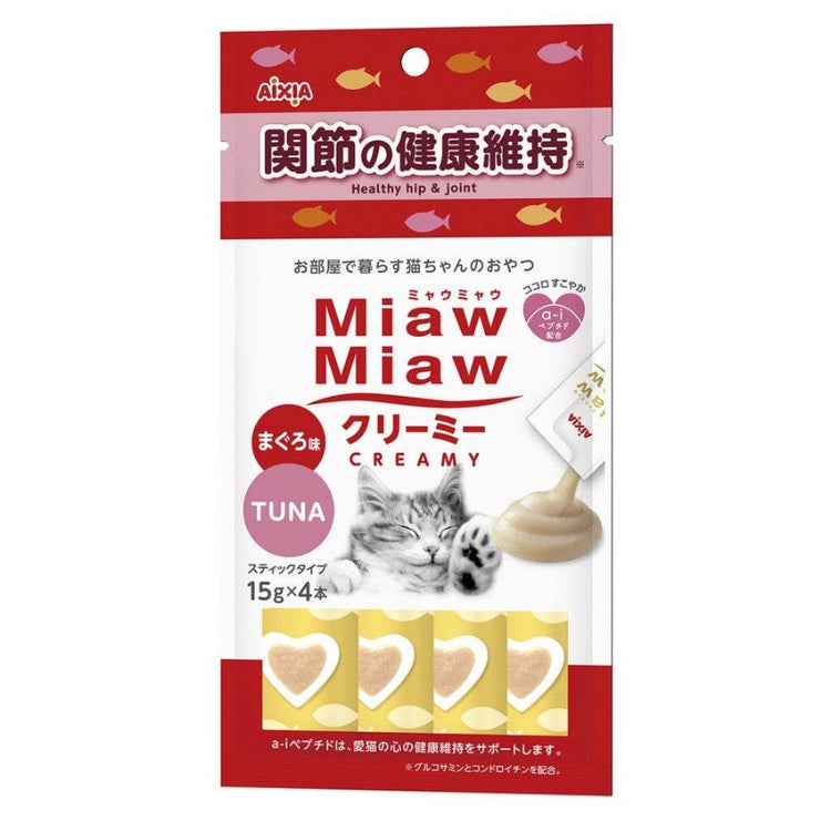 15g Aixia Miaw Miaw Creamy Purée Cat Treats MMCM13 Hip & Joint