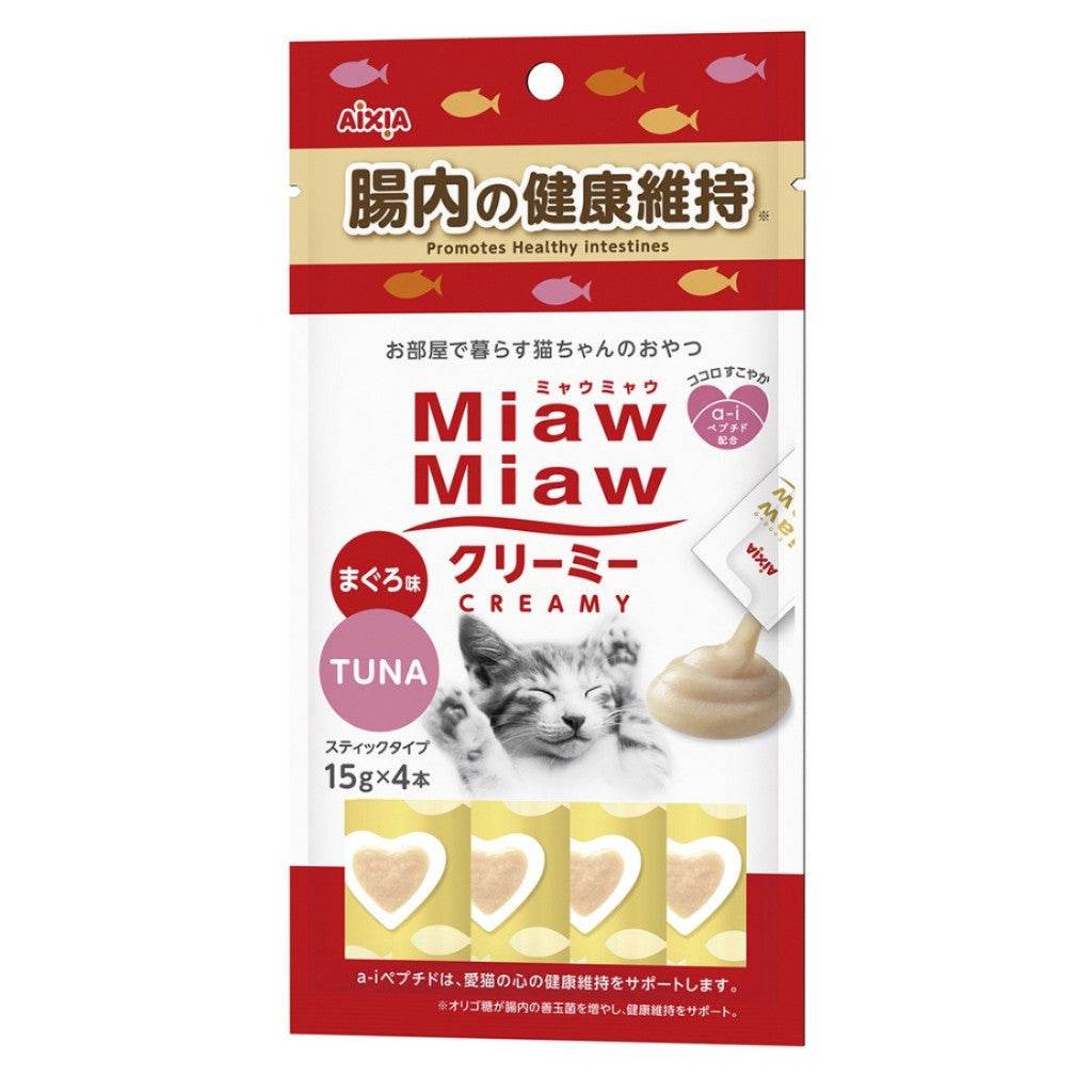 Aixia Miaw Miaw Creamy Purée Cat Treats 15g MMCM9 Intestine