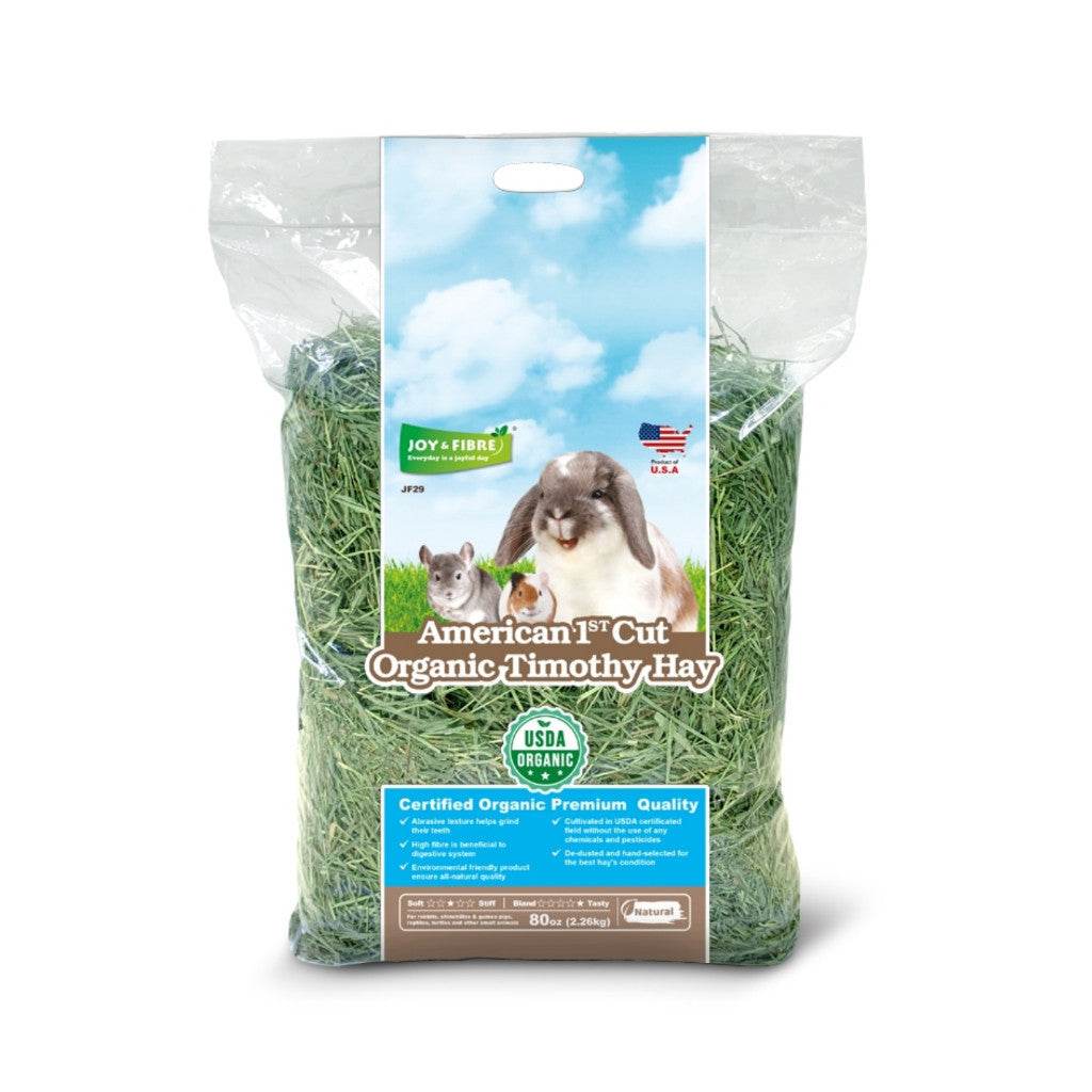 High-Fiber Natural Feed for Small Pets 1st Cut Organic 80oz