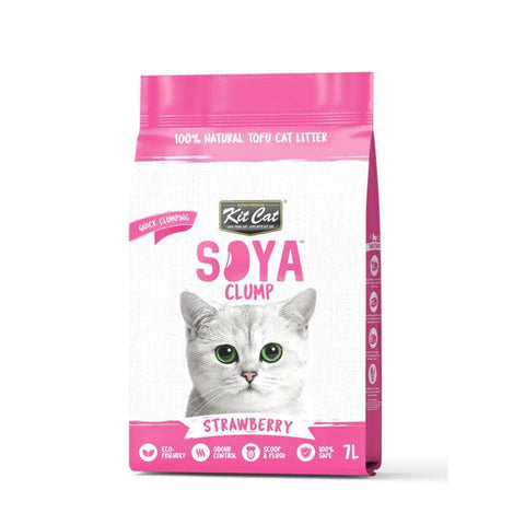 Kit Cat Scented Soya Clump Cat Litter Strawberry