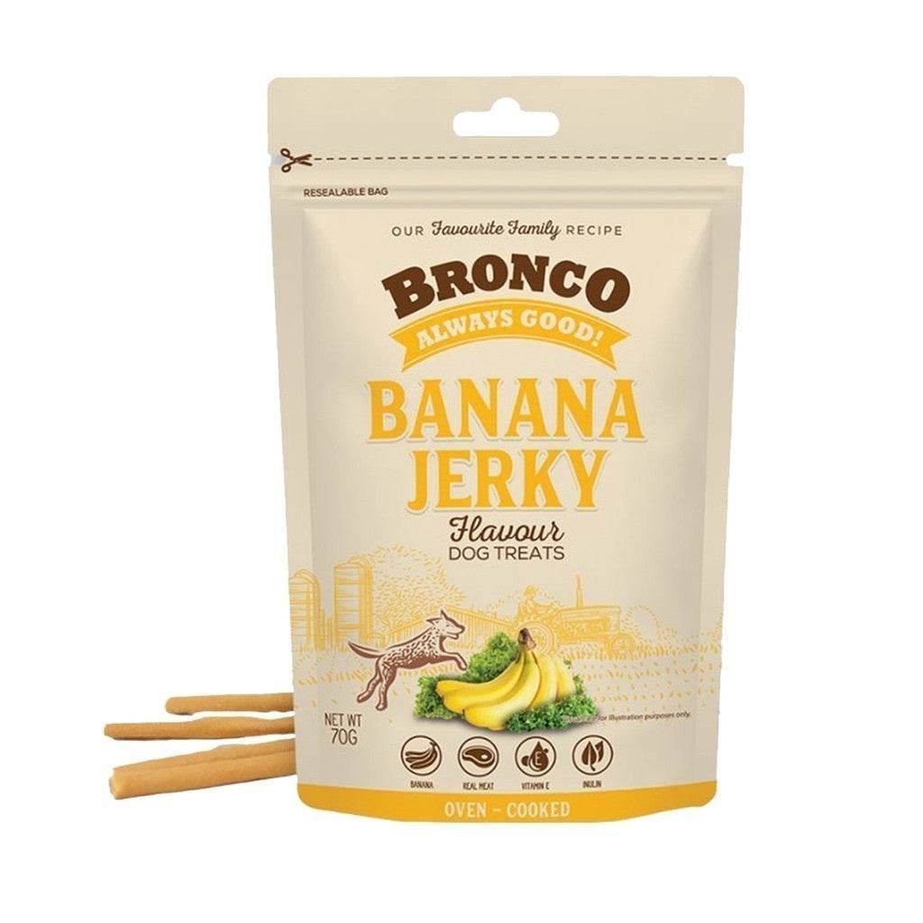 70g Bronco Jerky Dog Snack Banana