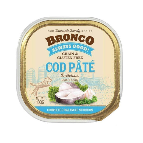 100g Bronco Premium Dog Food Cod Fish