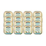 Bundle of 16 Bronco Tray Dog Food Cod Fish