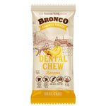 Bronco Dental Chew 18g - Teeth Strength, Meat-Free, Natural Banana