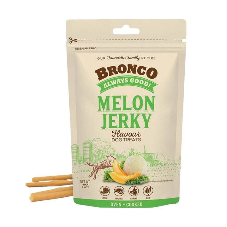 70g Bronco Jerky Dog Snack Melon
