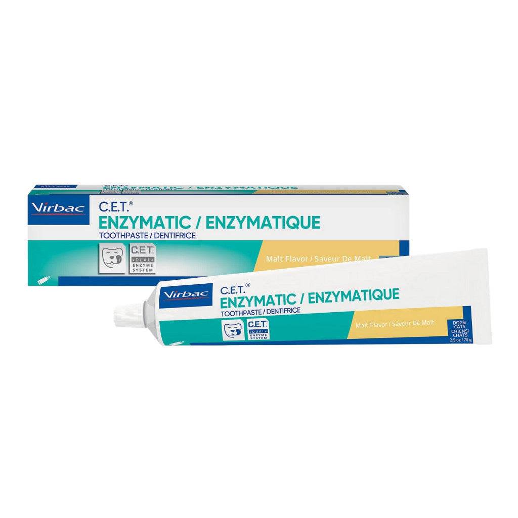 70g Virbac C.E.T Enzymatic Dog Toothpaste Malt 70g