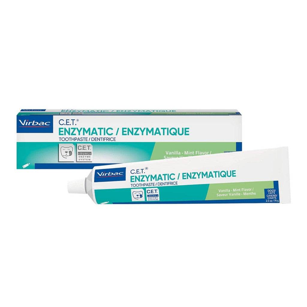 70g Virbac C.E.T Enzymatic Dog Toothpaste Vanilla Mint 70g