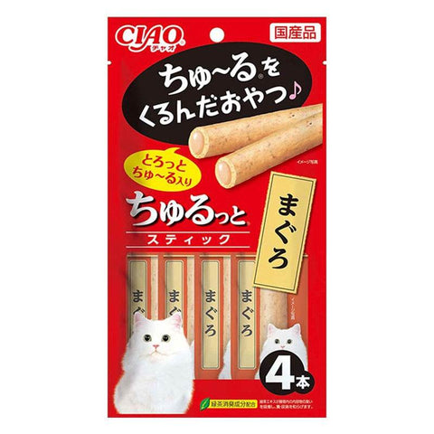 7g x 4pcs Ciao Churutto Cat Treats CS-121 Maguro