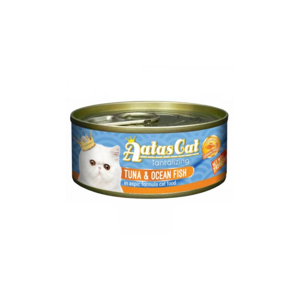 80g Bundle of 24 Aatas Cat Tantalizing Tuna Can Tuna & Ocean Fish