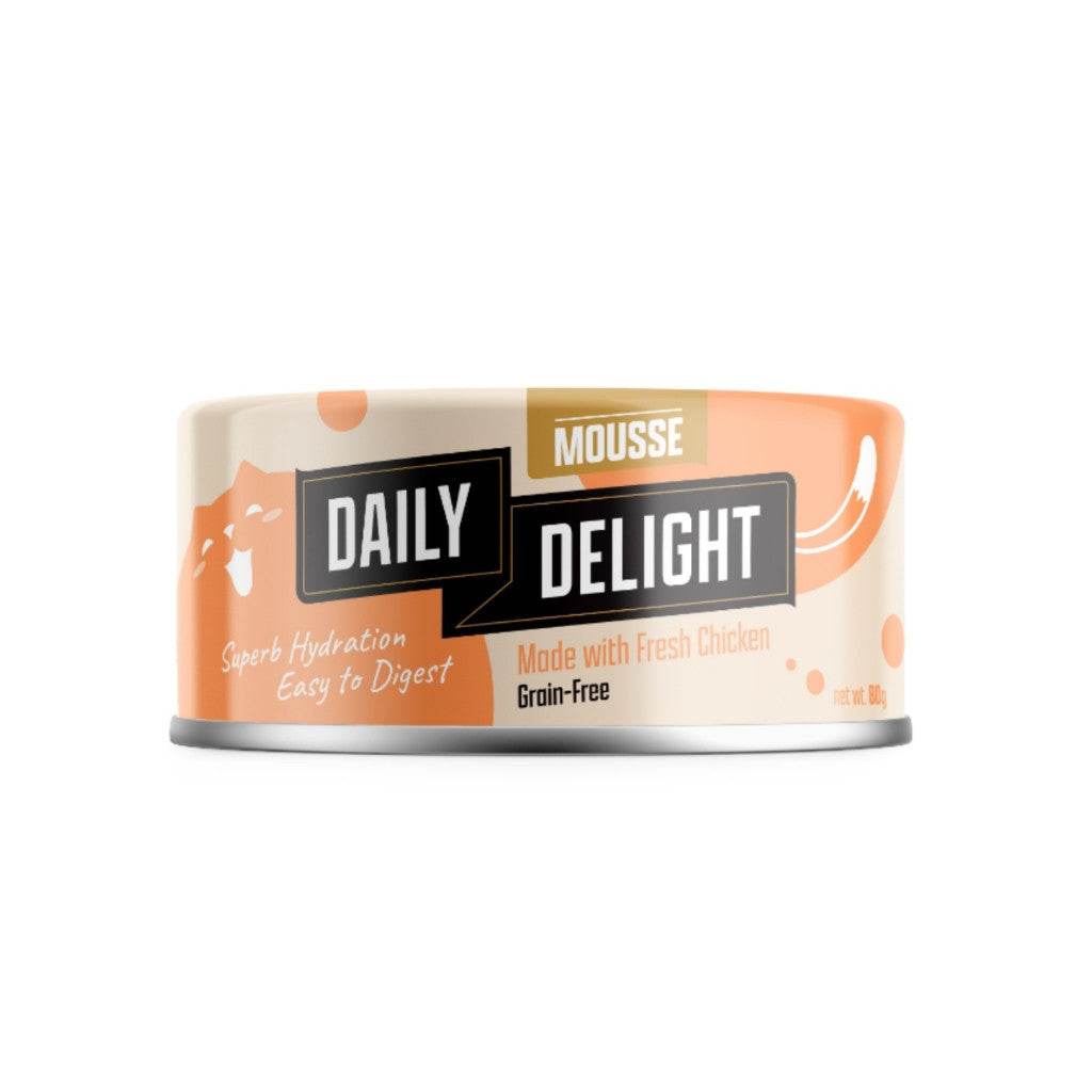 Daily Delight Mousse Wet Cat Food Chicken 80g
