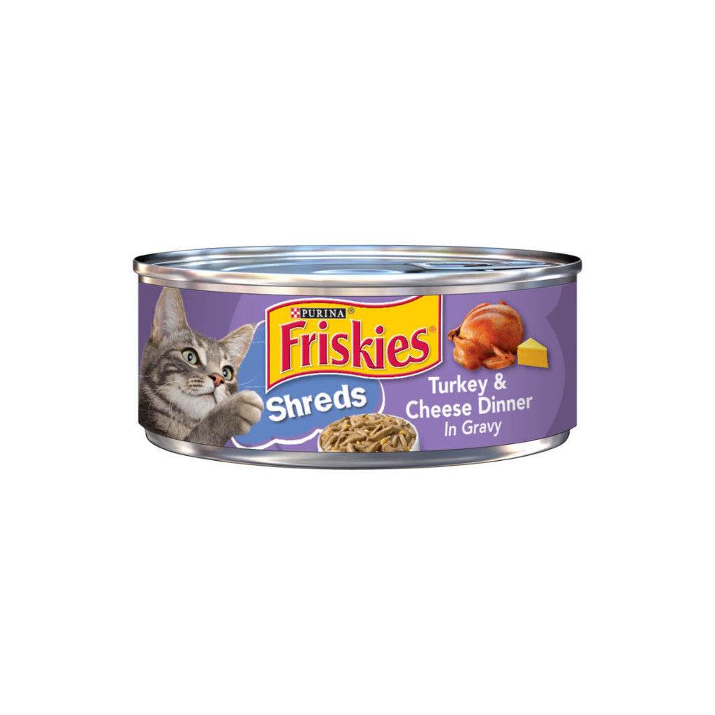 FRISKIES Wet Cat Food 156g x 24 Cans – Salmon, Chicken, Cheese Turkey&Cheese 24cans