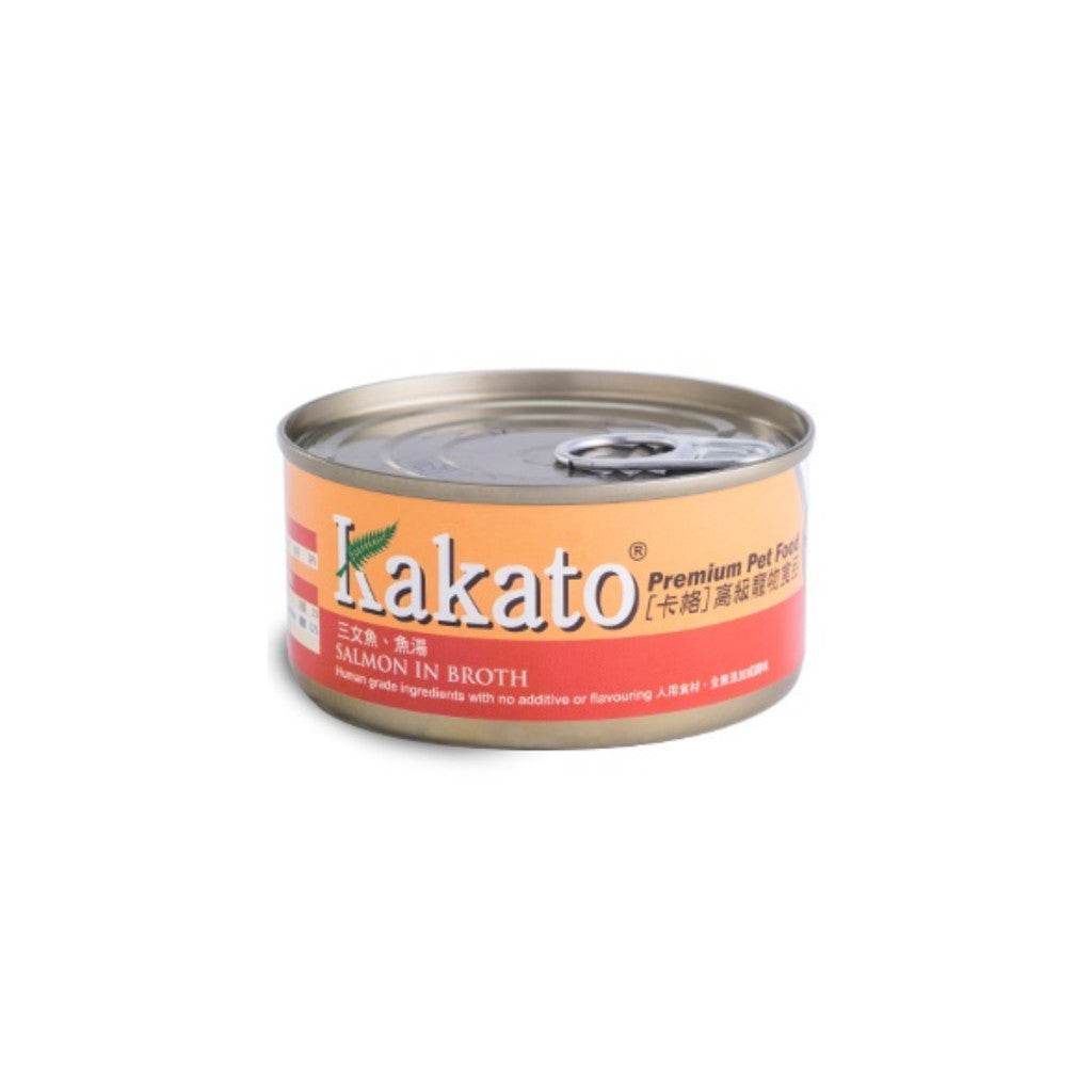Kakato Wet Can Food 170g Salmon in Broth