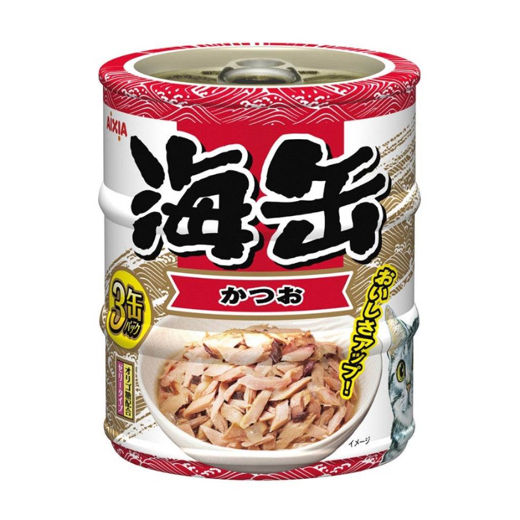 60gx3 Aixia Umi Can Mini Canned Cat Food UM31 Skipjack Tuna 3