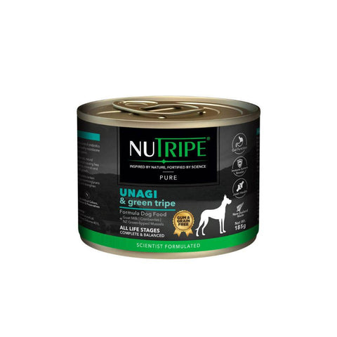 Grain-Free, Gum-Free Nutritious Wet Dog Food, Unagi & Green Tripe